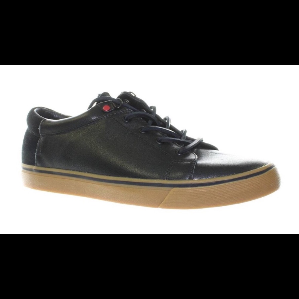 Ugg Brock Luxe Black Fashion Leather Sneaker NWT - Picture 4 of 8